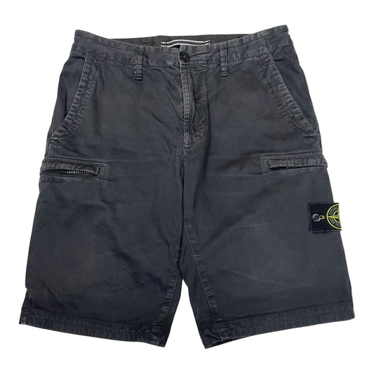 Stone Island Cargo Shorts, Size 30 | O/S, Black