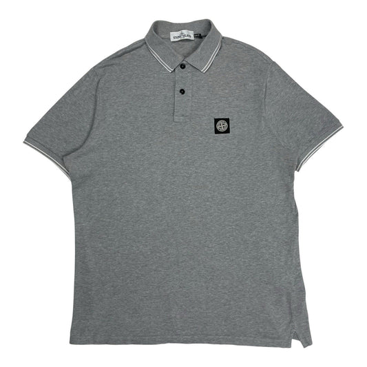 Stone Island Polo Shirt, Size XXL | O/S, Grey