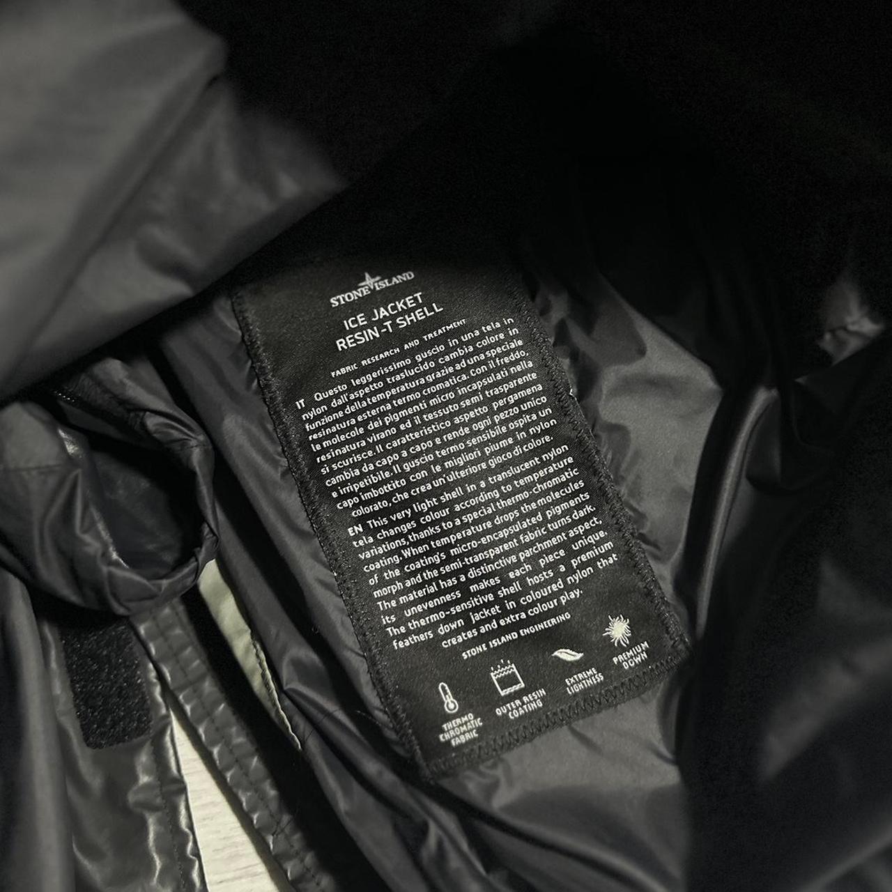 Stone Island Ice Resin T Heat Reactive Down Jacket