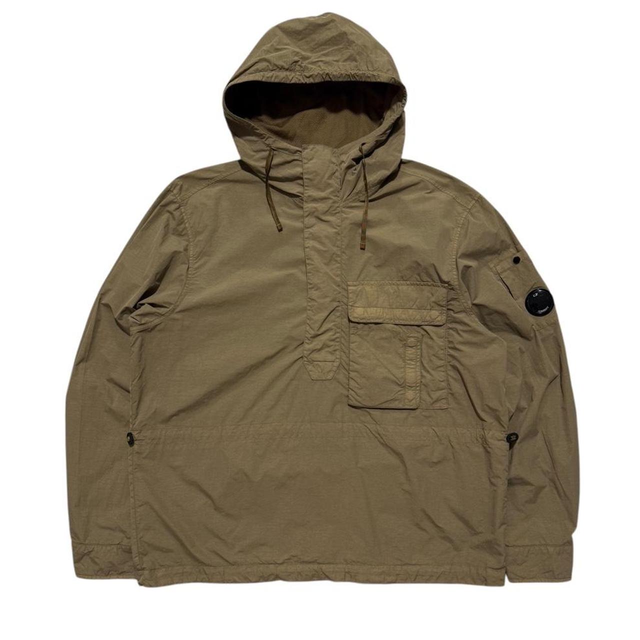 CP Company Flatt Nylon Pullover Jacket | Large, Olive