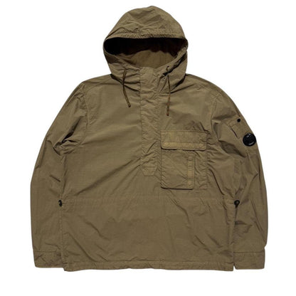 CP Company Flatt Nylon Pullover Jacket | Large, Olive