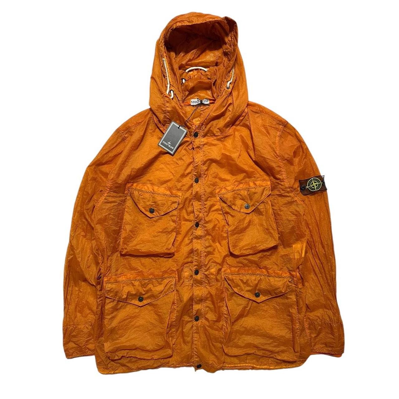 Stone Island S/S 2008 Orange Hyperlight Mesh Jacket