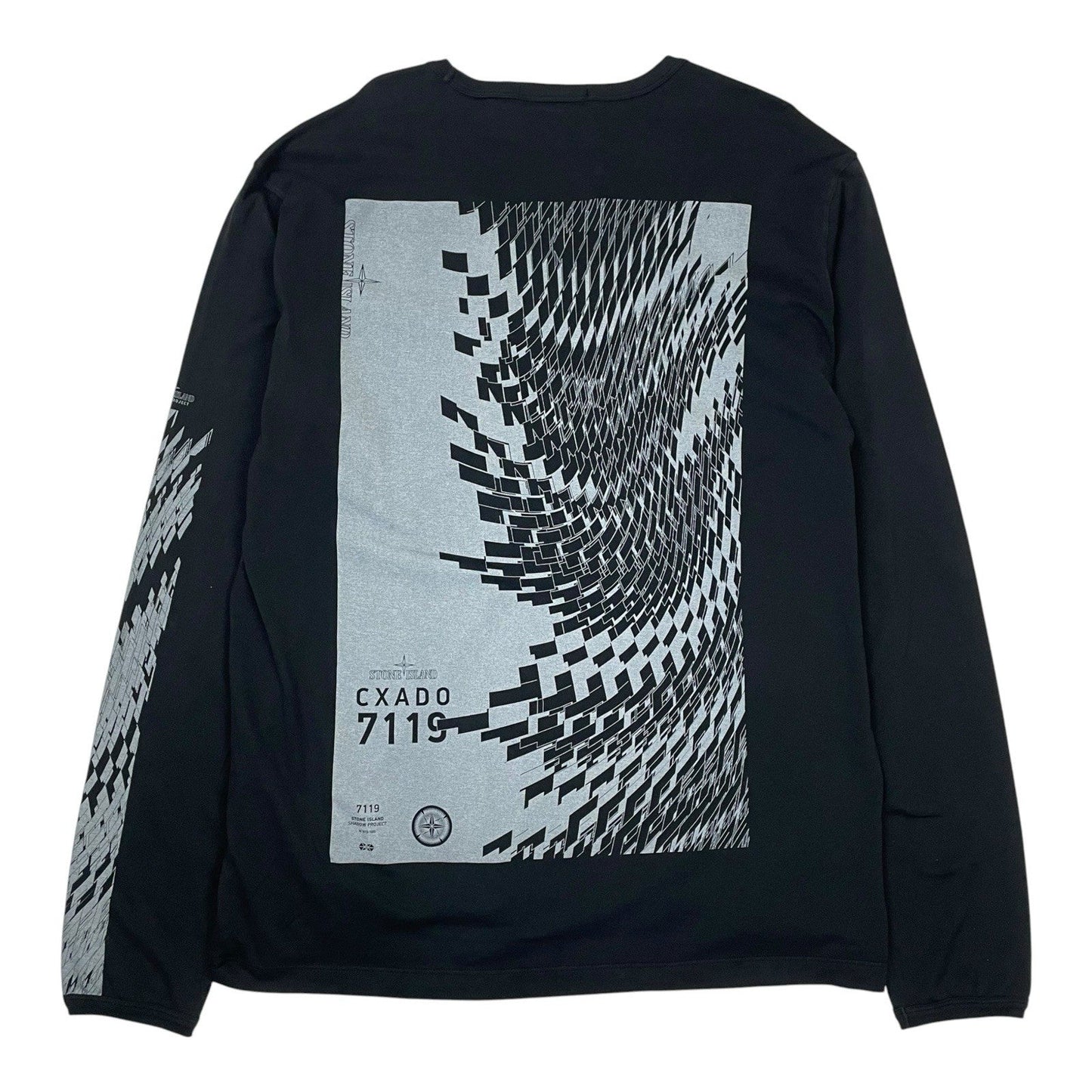 Stone Island Shadow Project Long Sleeve T-Shirt, Size XL | O/S, Black