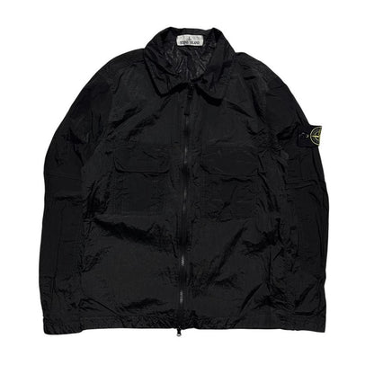 Stone Island Nylon Metal Overshirt | Medium, Black