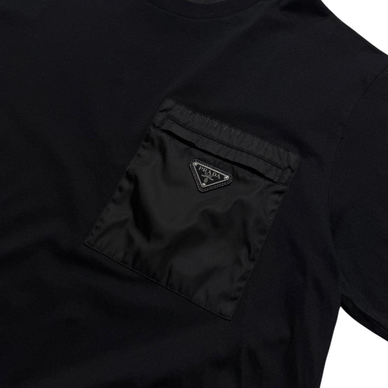 Prada Nylon Pocket T-Shirt | XL, Black