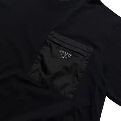 Prada Nylon Pocket T-Shirt | XL, Black