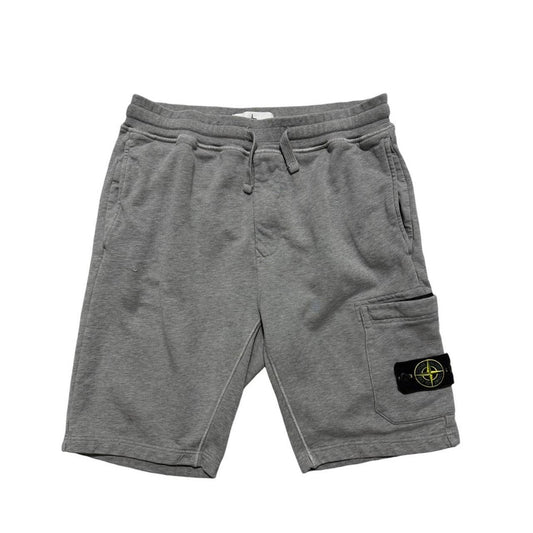 Stone Island Grey Cotton Shorts