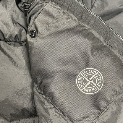 Stone Island Crinkle Reps NY Down Puffer Jacket, Size Large | O/S, Black
