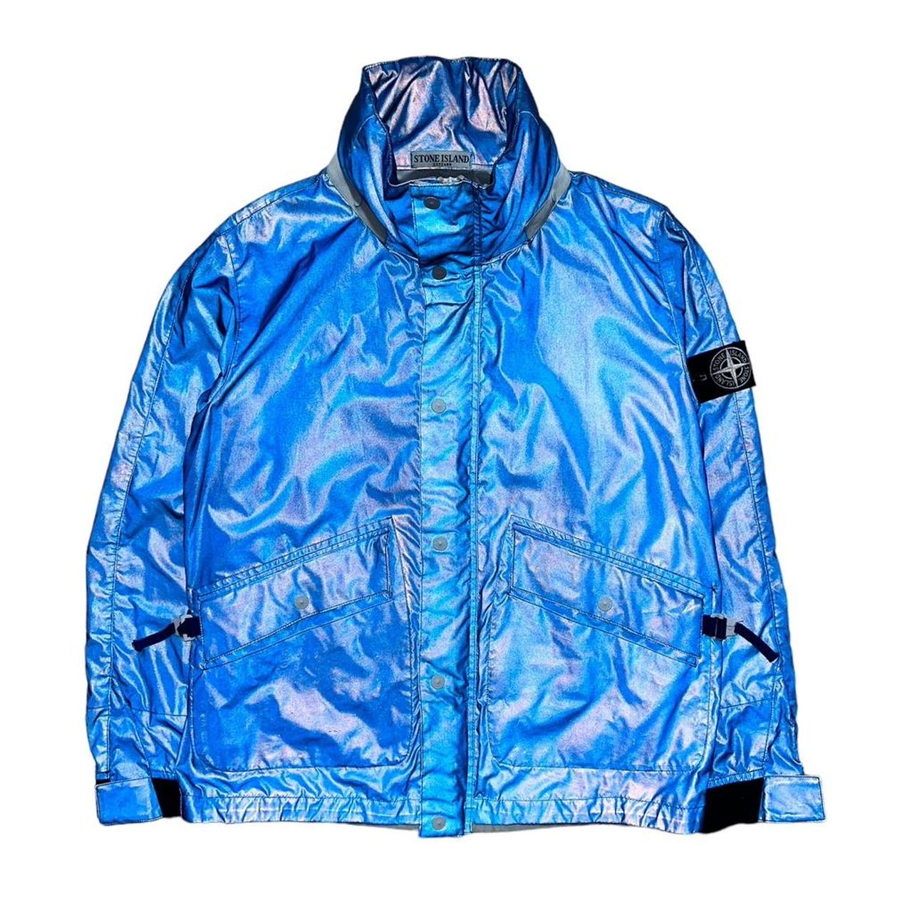 Stone Island Blue Reflective Jacket