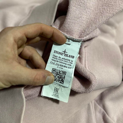 Stone Island Pink Pullover Crewneck