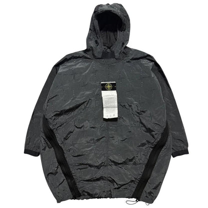 Stone Island House Check Nylon Metal Poncho