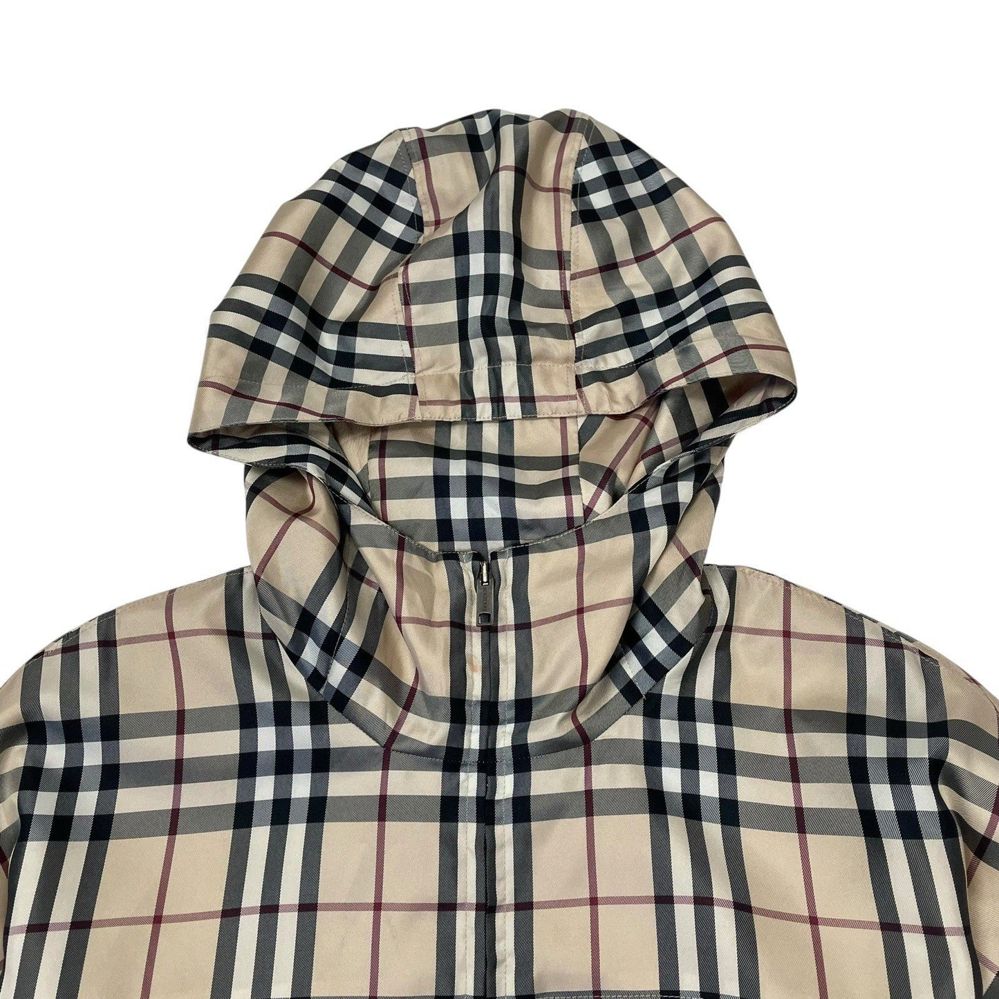 Burberry Nova Check Jacket, Size Small | O/S, Beige