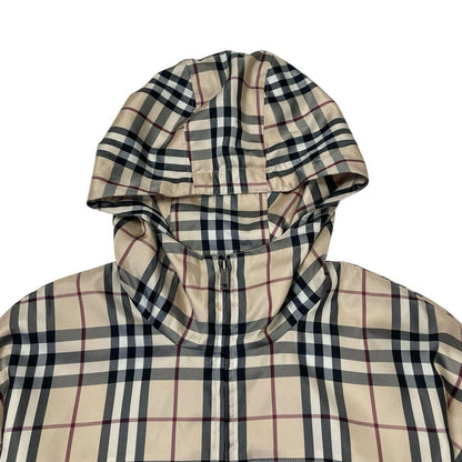 Burberry Nova Check Jacket, Size Small | O/S, Beige