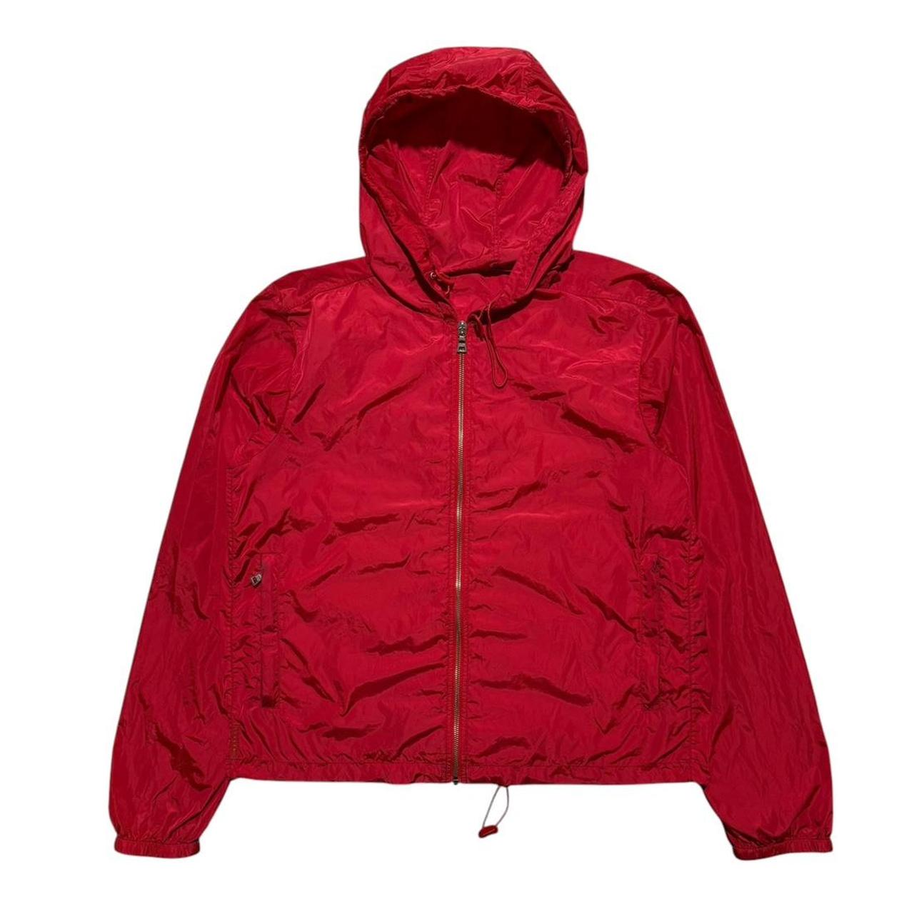 Prada Red Nylon Jacket