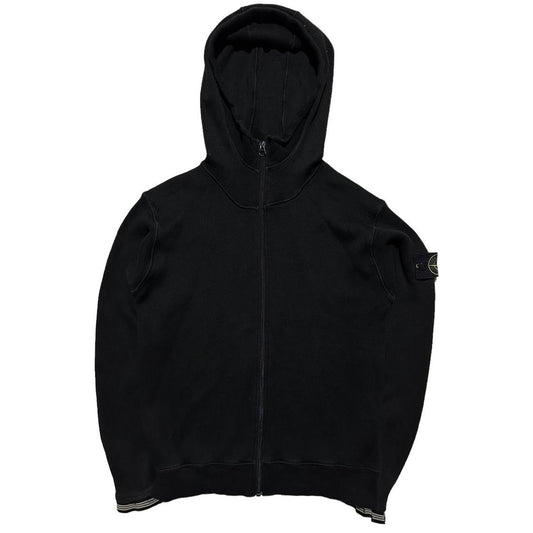 Stone Island Black Full Zip Hoodie