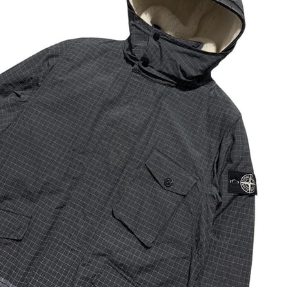 Stone Island Reflective Ripstop Chine Jacket | Large, Gray