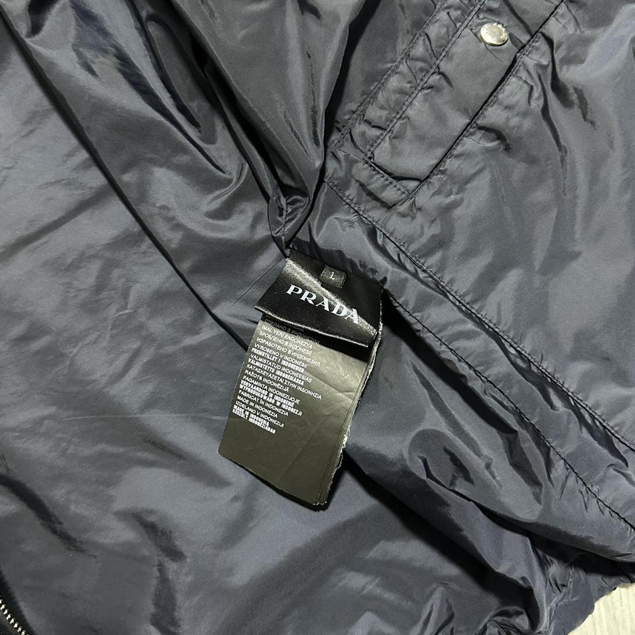 Prada Navy Nylon Jacket | Large, Navy