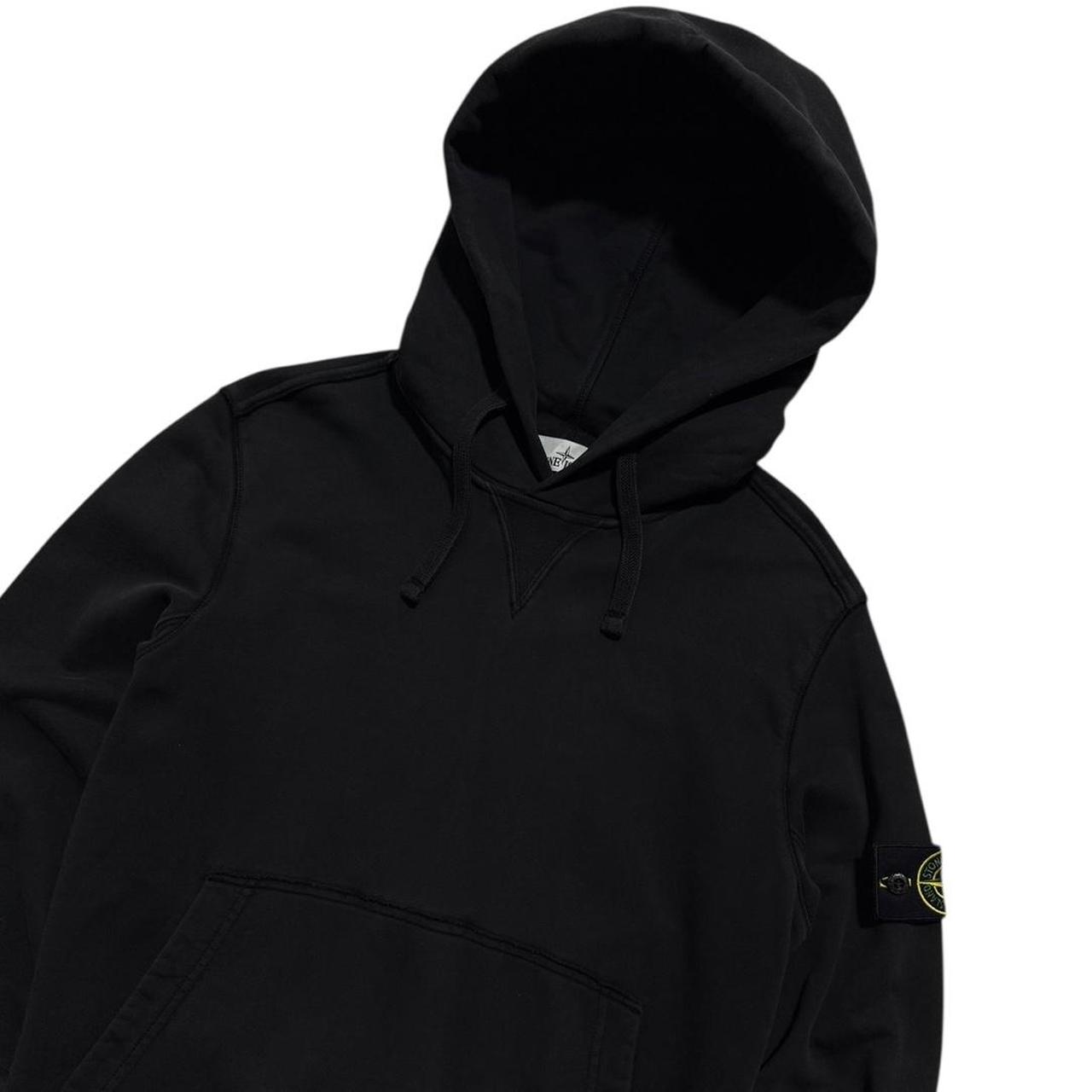 Stone Island Black Pullover Hoodie