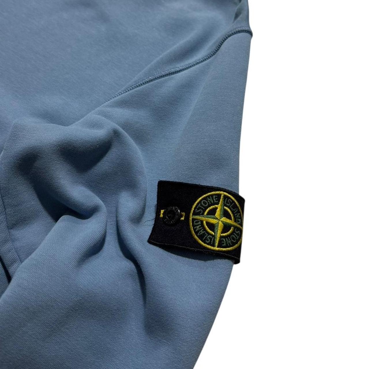 Stone Island Blue Pullover Crewneck