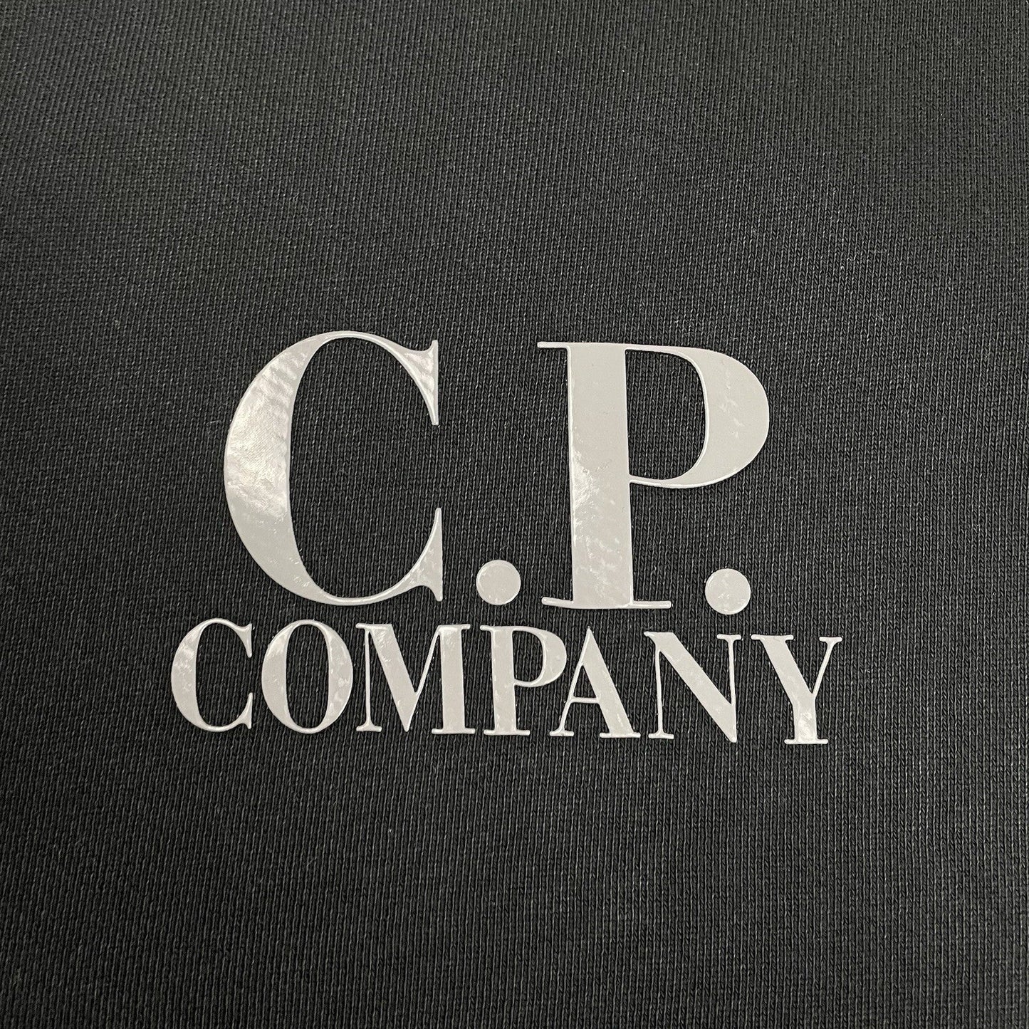 CP Company Spell Out Logo Sweatshirt, Size XXL | O/S, Black
