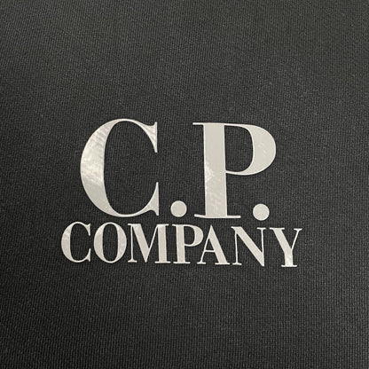 CP Company Spell Out Logo Sweatshirt, Size XXL | O/S, Black