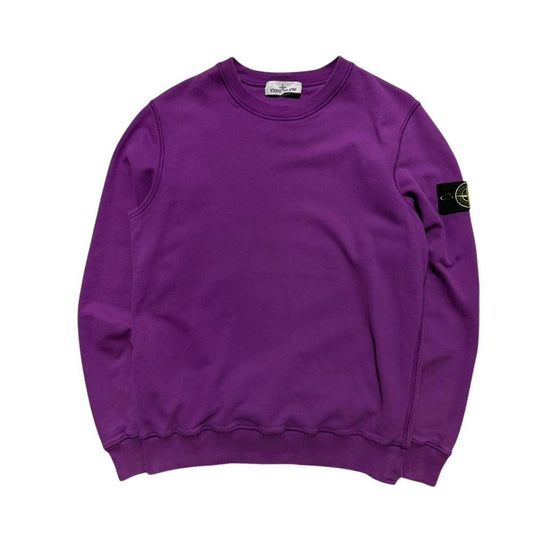 Stone Island Purple Pullover Crewneck