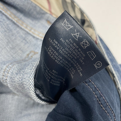 Burberry Belt Skirt, Size UK12 | O/S, Blue