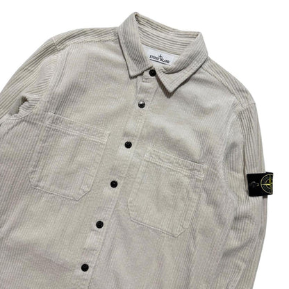 Stone Island Heavy Corduroy Shirt | Large, Beige