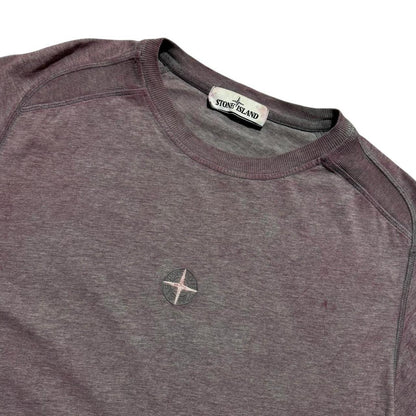 Stone Island Dust Treatment T-Shirt | Small, Mauve