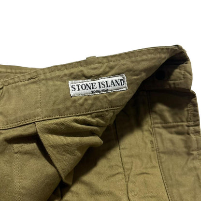 Stone Island Olive Flight Combat Cargos