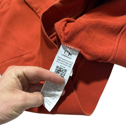 CP Company Orange Goggle Hoodie