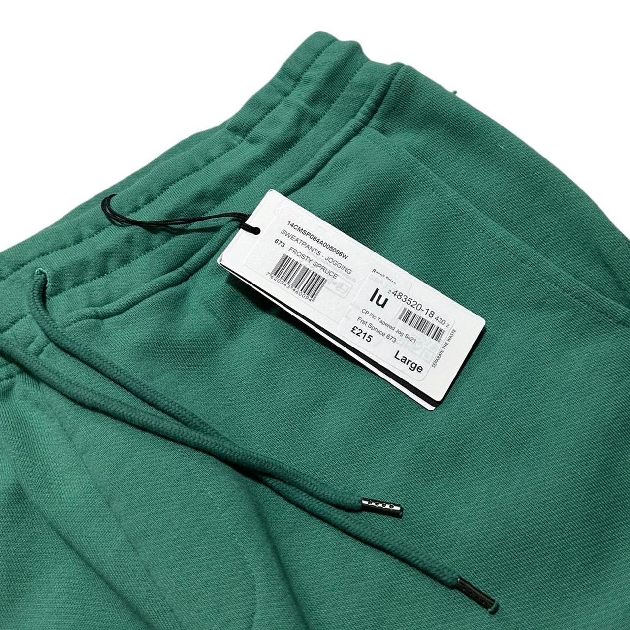 CP Company Green Cotton Sweatpants