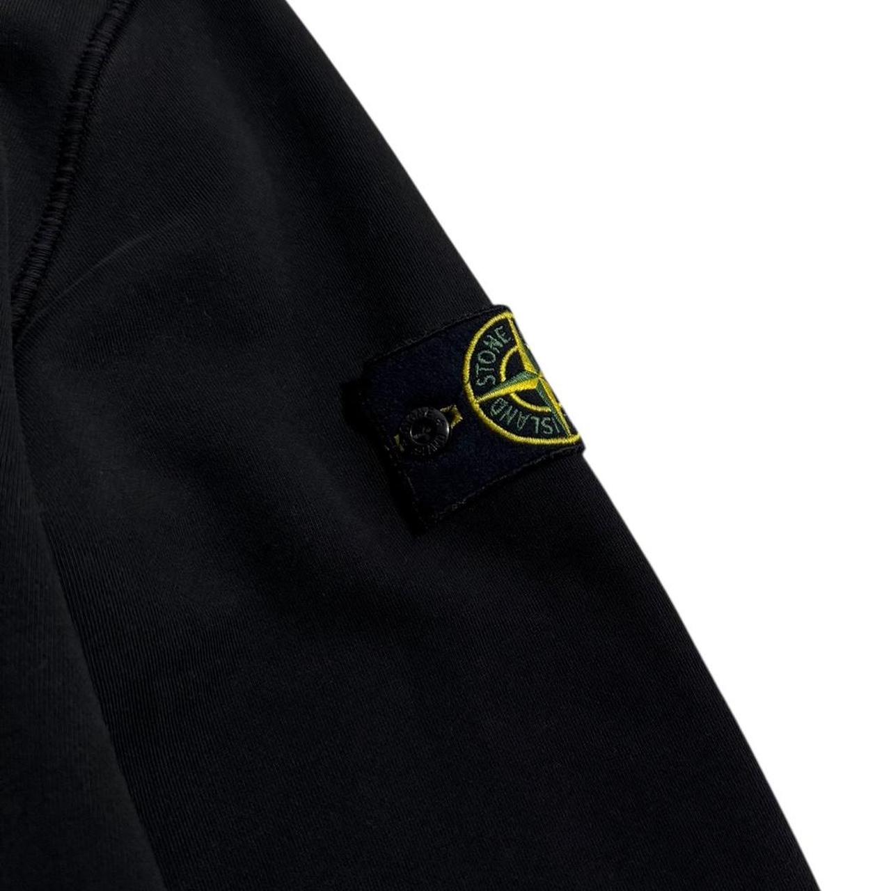Stone Island Black Pullover Hoodie