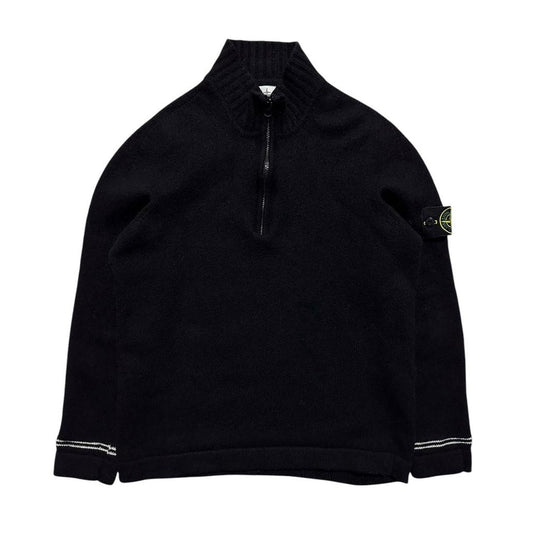 Stone Island Pullover Wool Quarter Zip