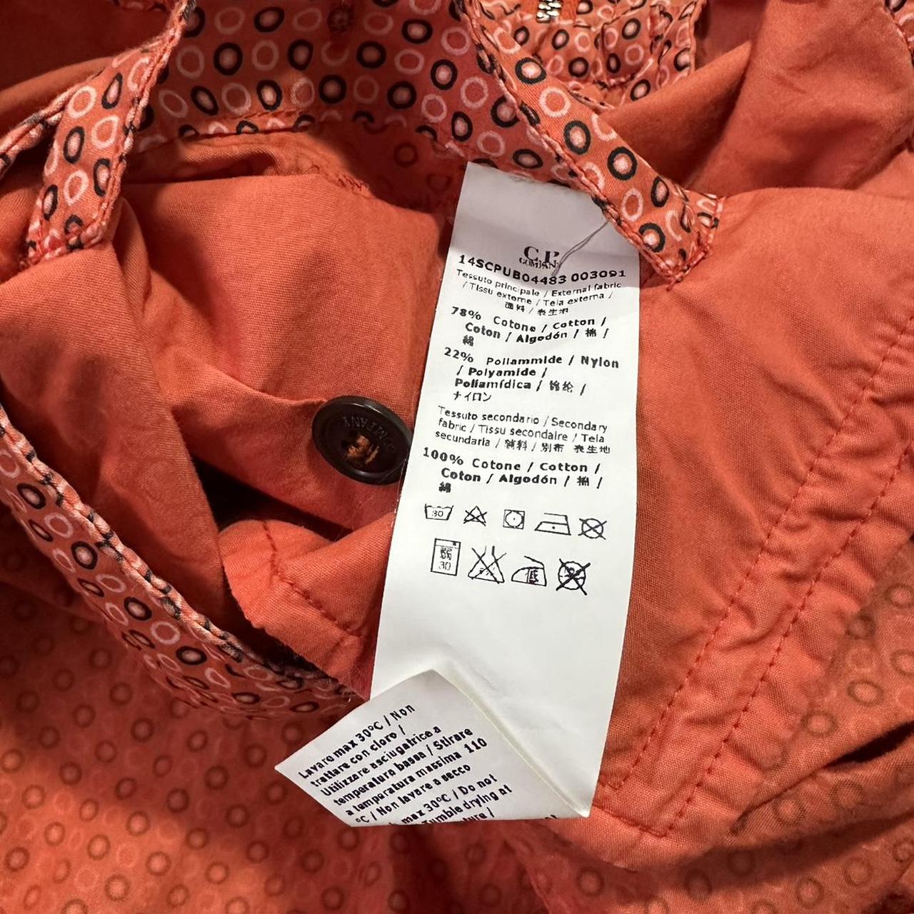 CP Company Orange Polka Dot Goggle Jacket