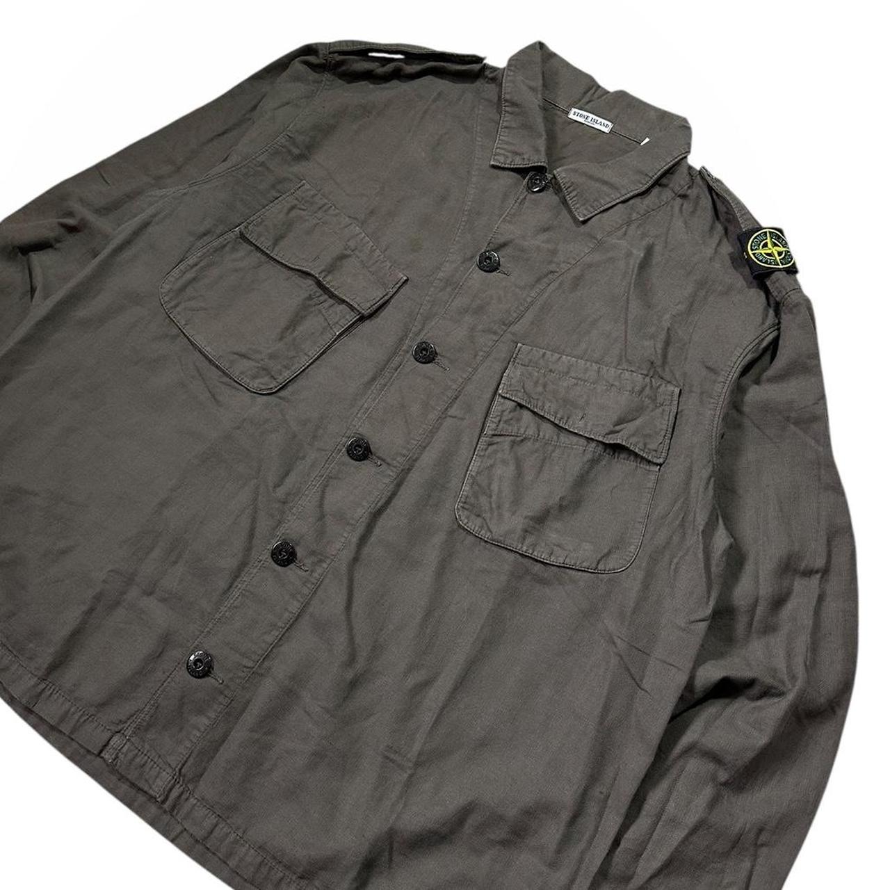 Stone Island Cotton Shoulder Badge Shirt