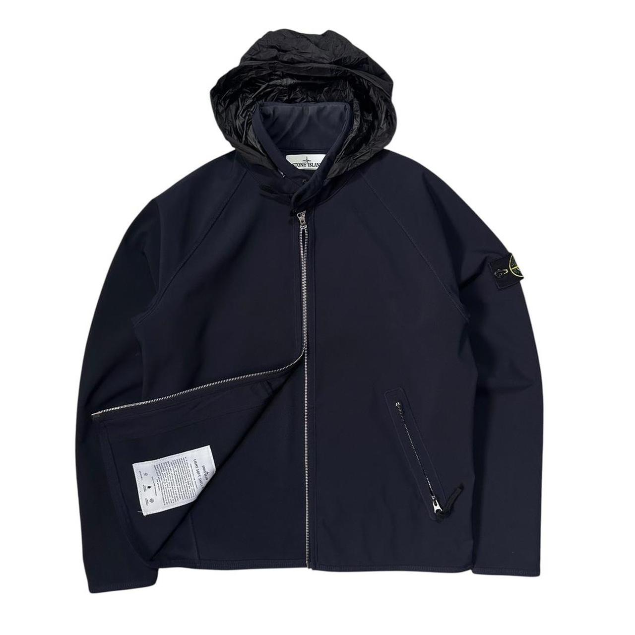 Stone Island Navy Soft Shell Jacket