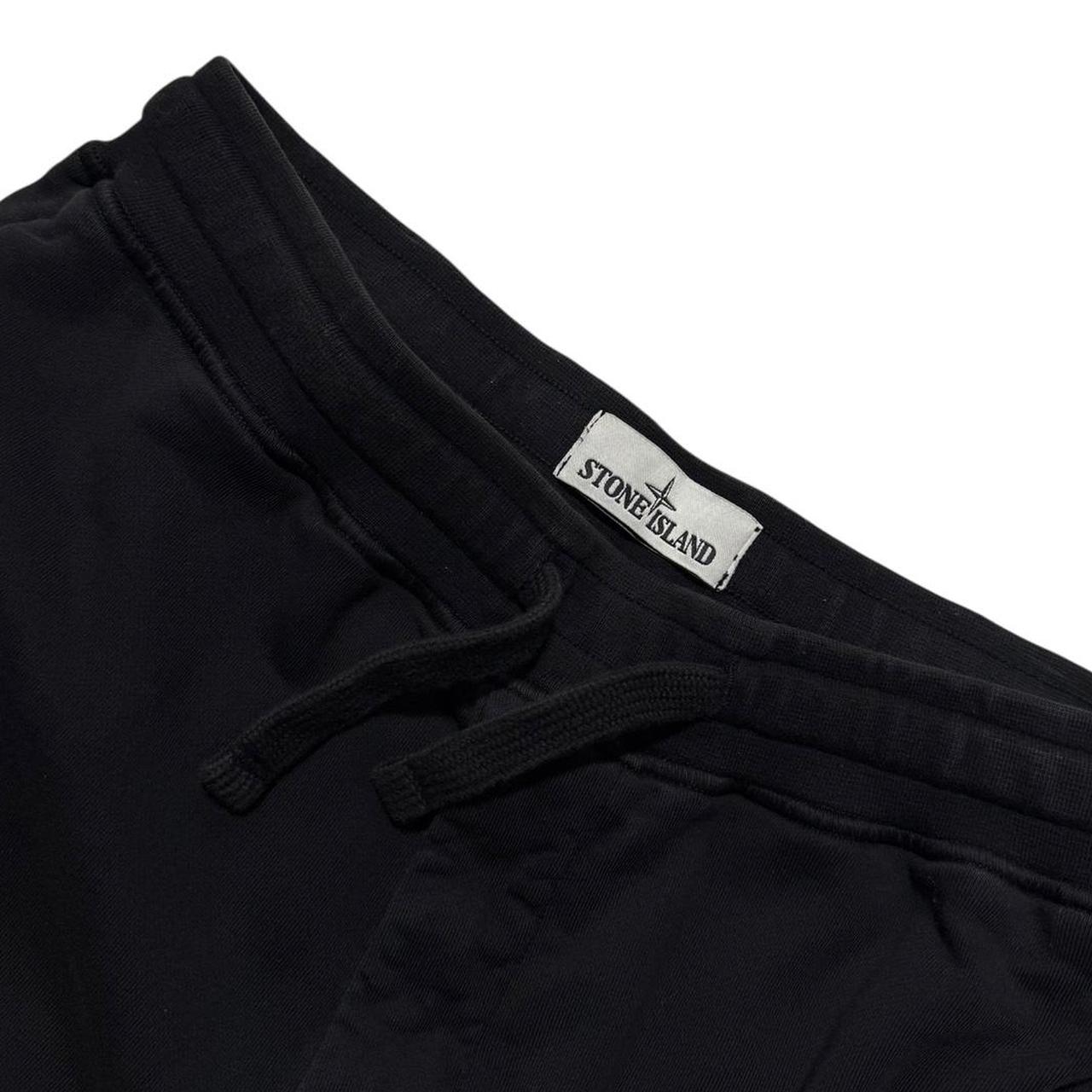 Stone Island Black Cotton Shorts