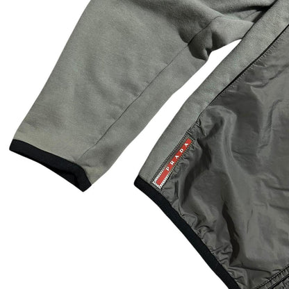 Prada Hybrid Nylon Zip Up