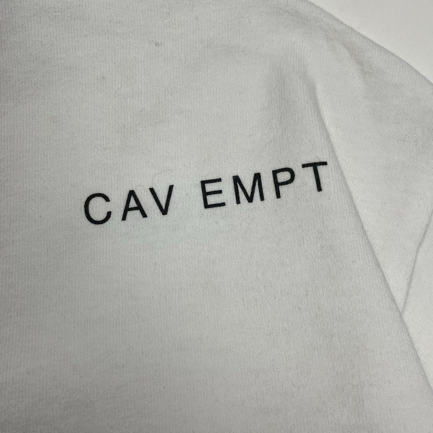 Cav Empt Oscillation T-Shirt, Size Medium | O/S, White