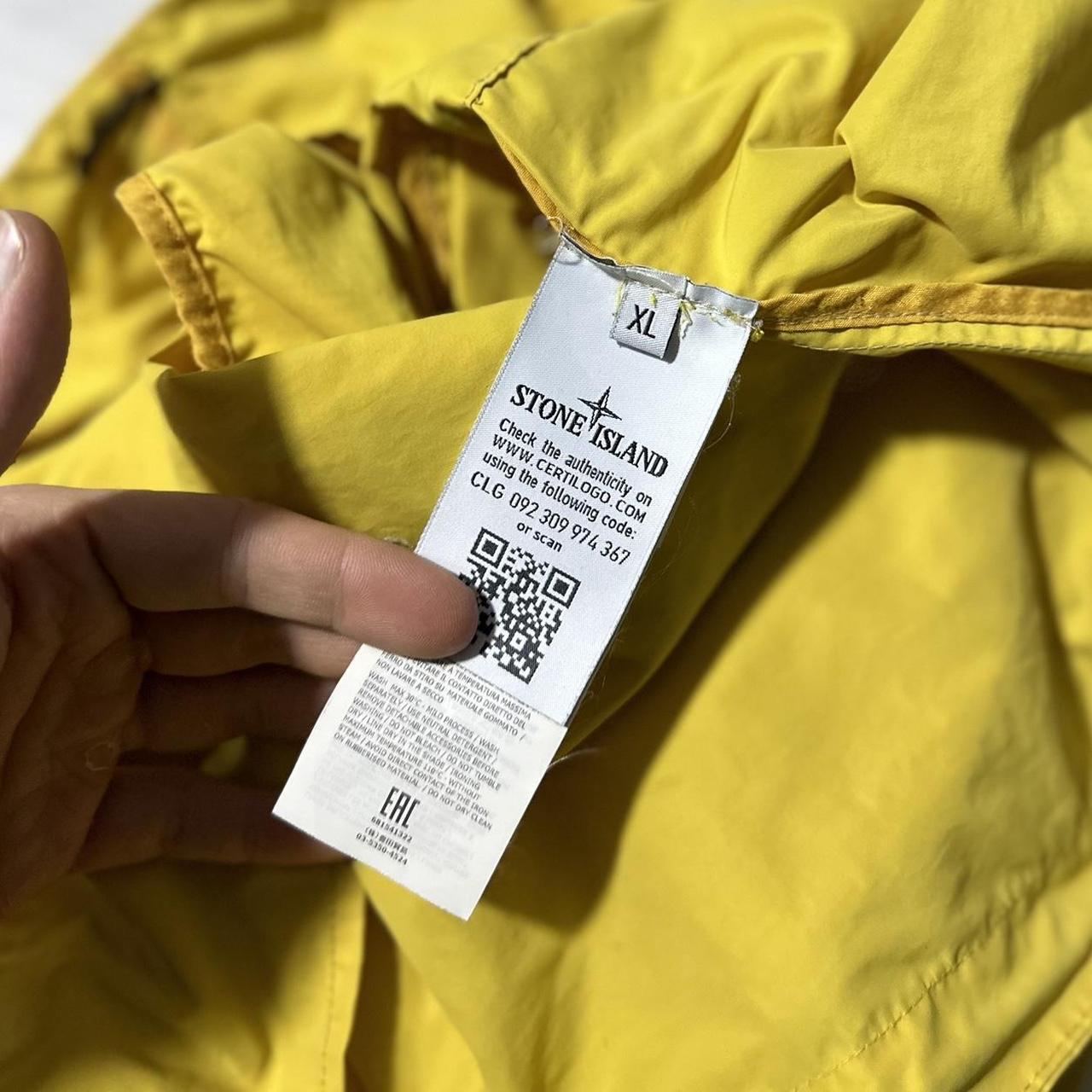 Stone Island Yellow Micro Reps Jacket