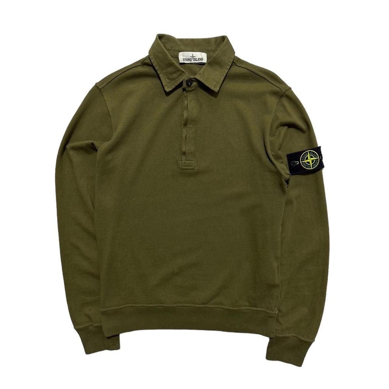 Stone Island Green Pullover Polo