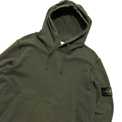 Stone Island Khaki Pullover Hoodie