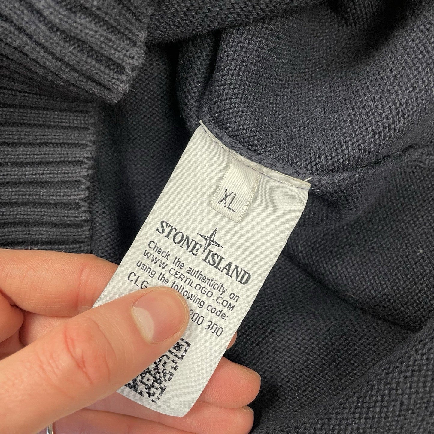 Stone Island Cardigan, Size XL | O/S, Blue