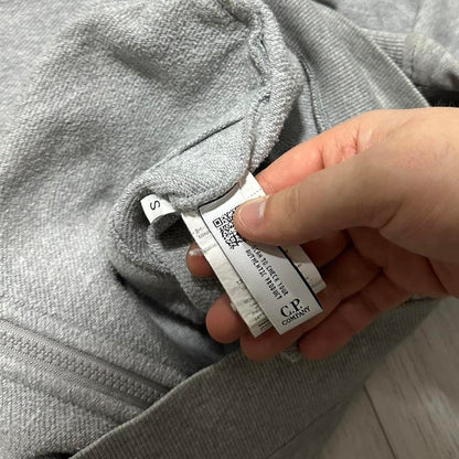 CP Company Grey Full Zip Goggle Hoodie