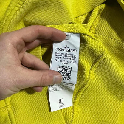 Stone Island Yellow Pullover Hoodie - Known Source