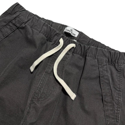 Stone Island Recycled Panama Bottoms | 36, Charcoal