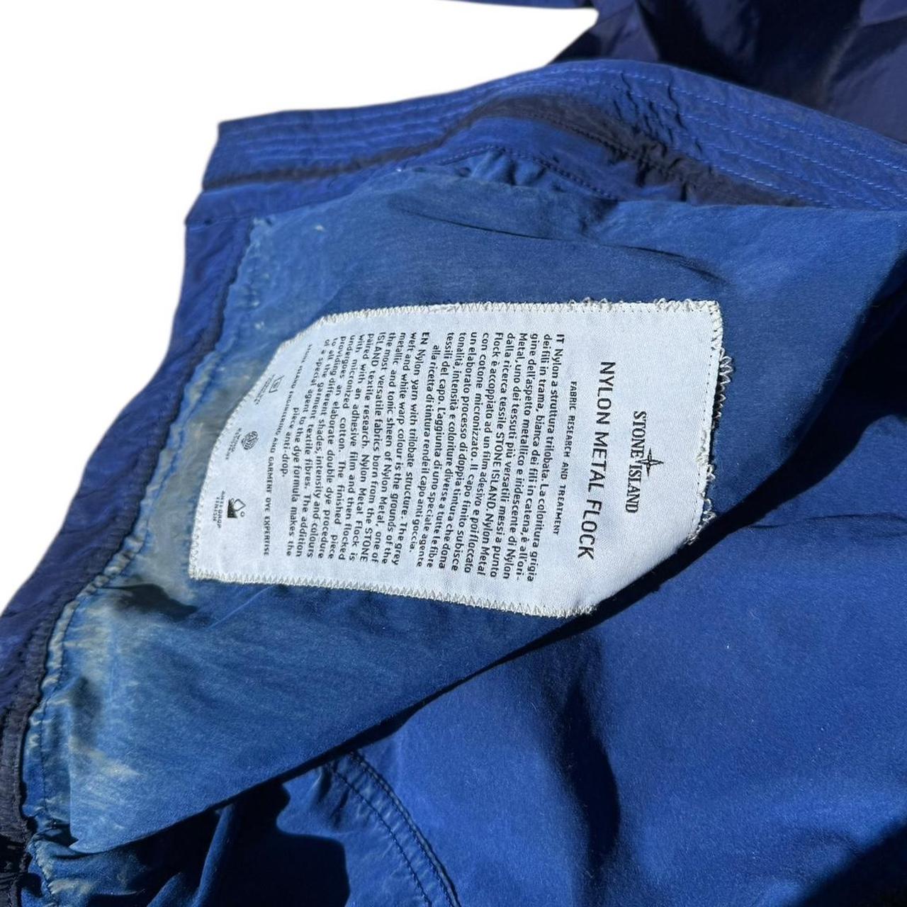 Stone Island Nylon Metal Flock Jacket | Large, Blue