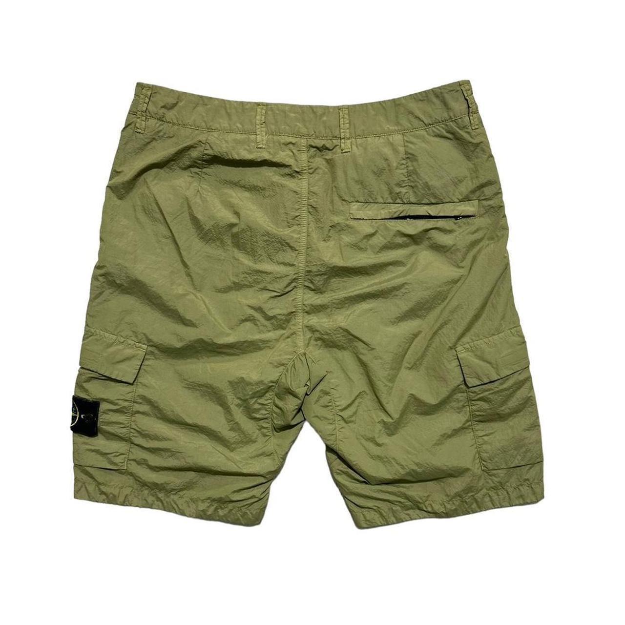 Stone Island Green Nylon Combat Cargos