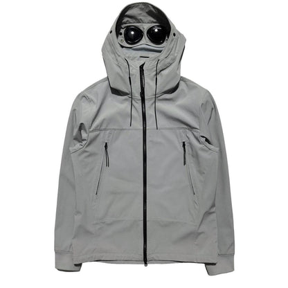 CP Company Grey Soft Shell Goggle Jacket